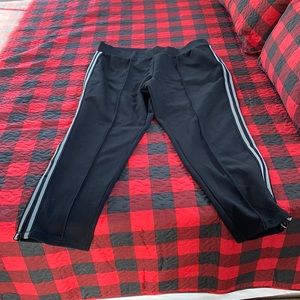 Avia black joggers with white stripes